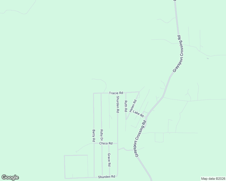 map of restaurants, bars, coffee shops, grocery stores, and more near Tracie Road in Gore Springs