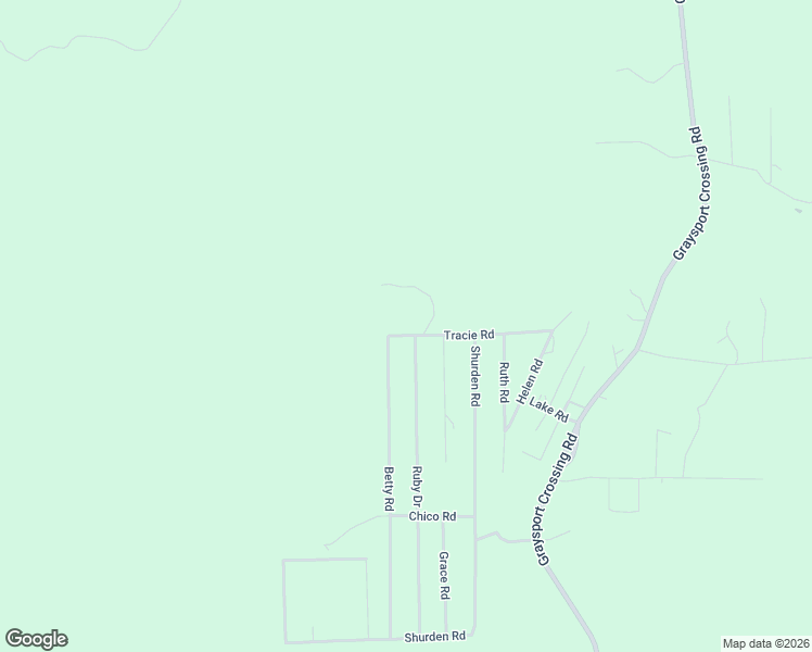 map of restaurants, bars, coffee shops, grocery stores, and more near 158 Tracie Road in Gore Springs