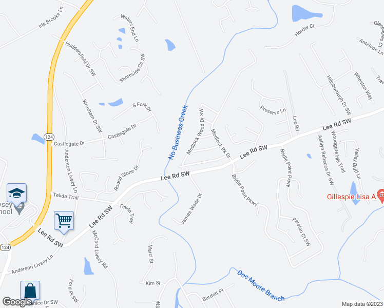 map of restaurants, bars, coffee shops, grocery stores, and more near 4284 Wood Cove Drive in Snellville
