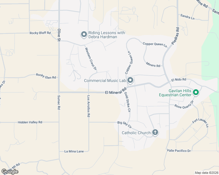 map of restaurants, bars, coffee shops, grocery stores, and more near 17425 Vanderhill Circle in Perris