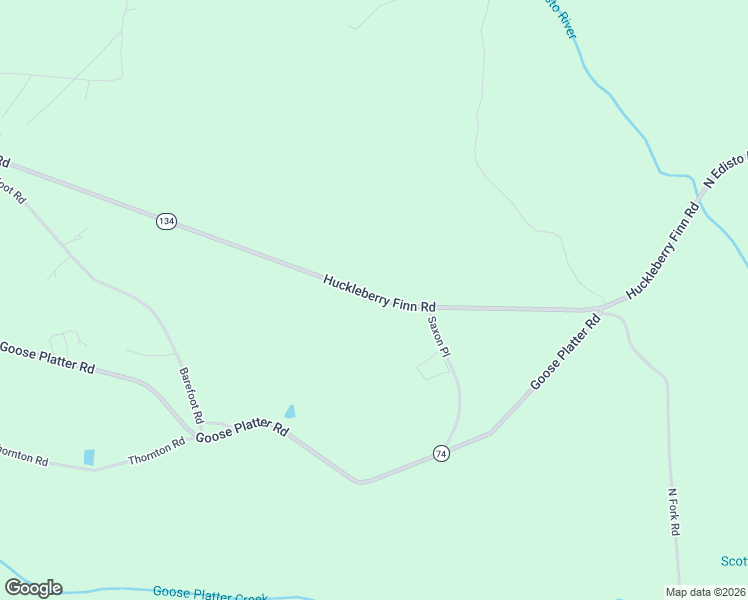 map of restaurants, bars, coffee shops, grocery stores, and more near 1025-1035 Huckleberry Finn Road in Batesburg-Leesville