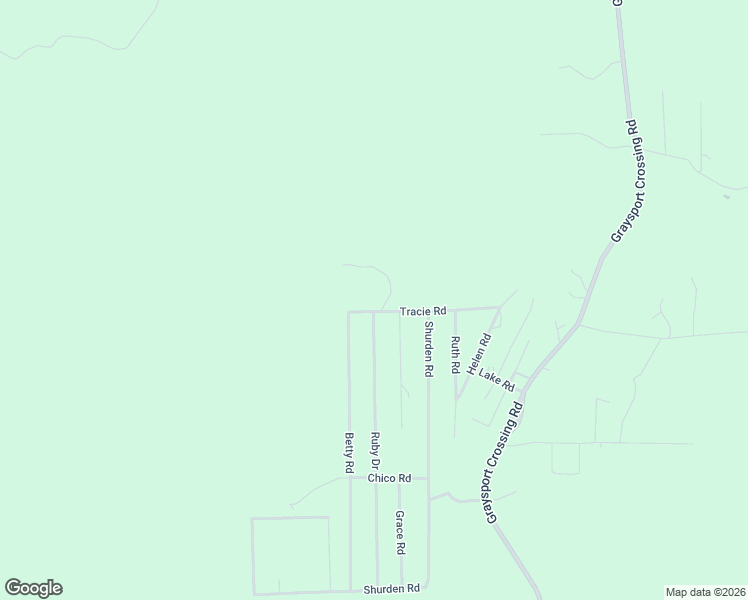 map of restaurants, bars, coffee shops, grocery stores, and more near 158 Tracie Road in Gore Springs
