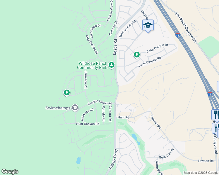 map of restaurants, bars, coffee shops, grocery stores, and more near 8941 Carnation Drive in Corona