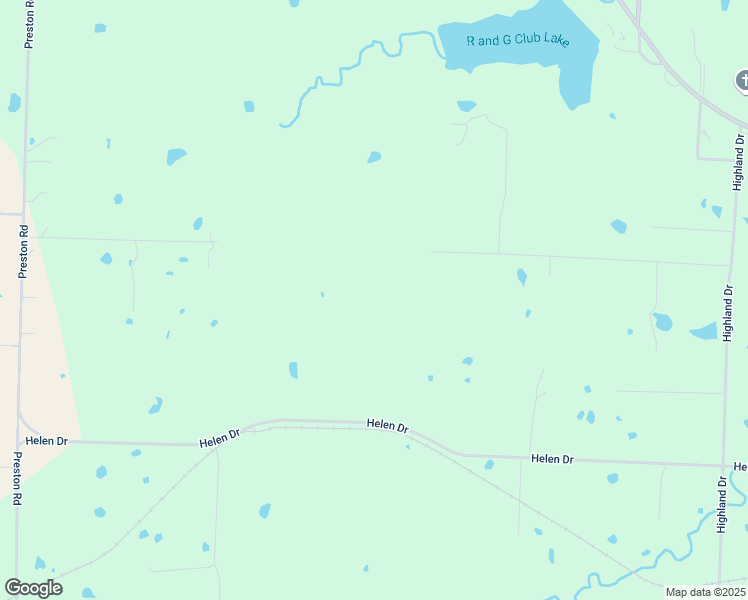 map of restaurants, bars, coffee shops, grocery stores, and more near 740 Glenwood Drive East in Denison