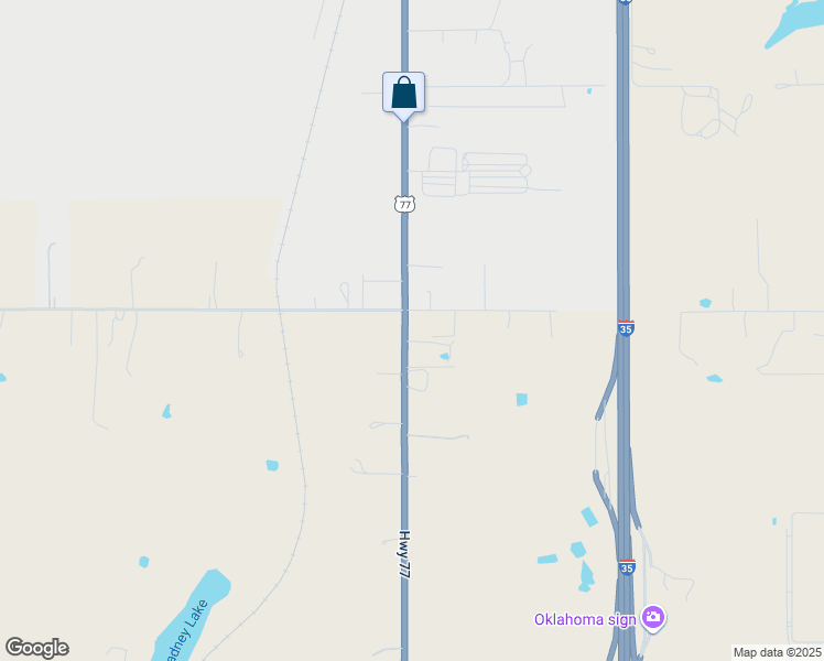 map of restaurants, bars, coffee shops, grocery stores, and more near 20007 U.S. 77 in Thackerville