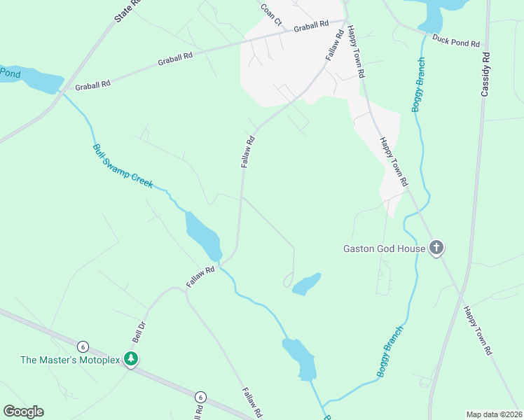 map of restaurants, bars, coffee shops, grocery stores, and more near 1238 Fallaw Road in Gaston