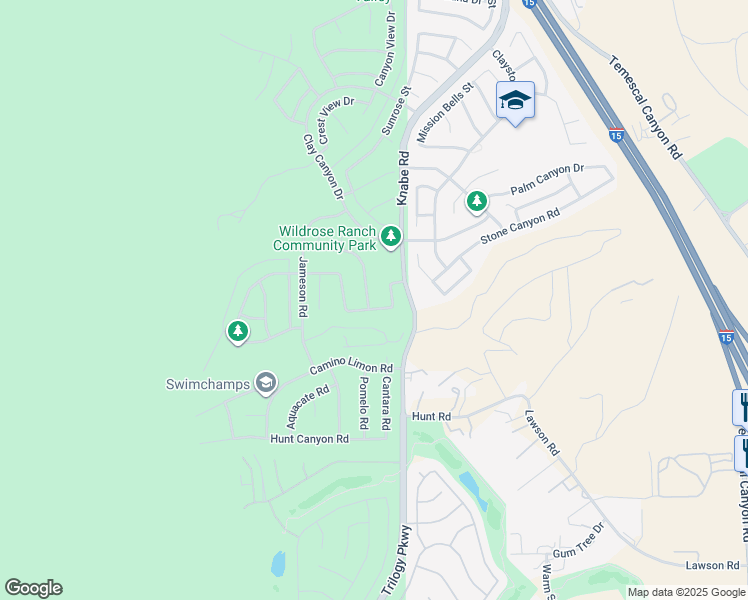 map of restaurants, bars, coffee shops, grocery stores, and more near 8982 Dahlia Drive in Corona