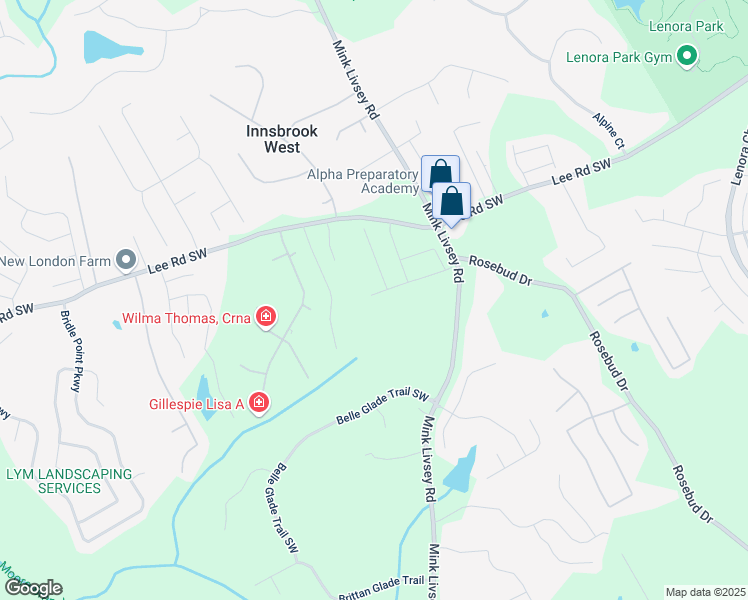 map of restaurants, bars, coffee shops, grocery stores, and more near 3890 Ivy Cottage Drive in Snellville