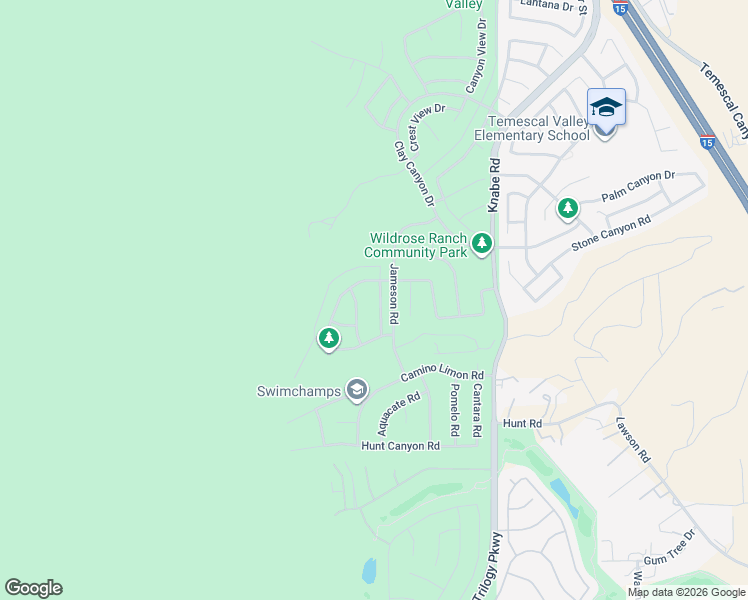 map of restaurants, bars, coffee shops, grocery stores, and more near 23375 Toronja Corte in Corona