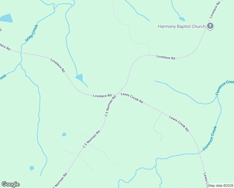 map of restaurants, bars, coffee shops, grocery stores, and more near 1007 Lewis Crook Road in Lincolnton