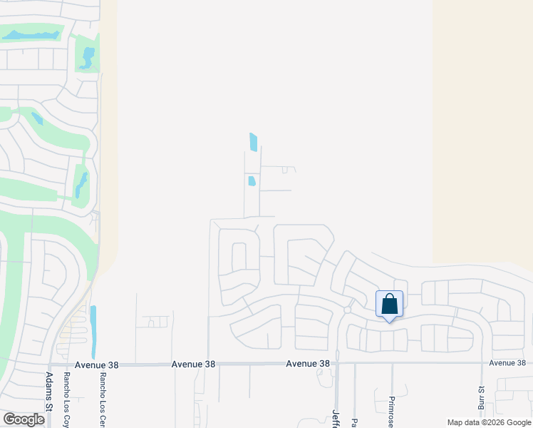 map of restaurants, bars, coffee shops, grocery stores, and more near 36990 Dune Palms Road in Indio