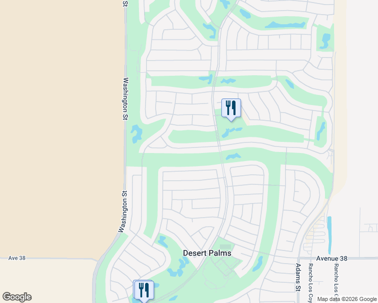 map of restaurants, bars, coffee shops, grocery stores, and more near in Palm Desert
