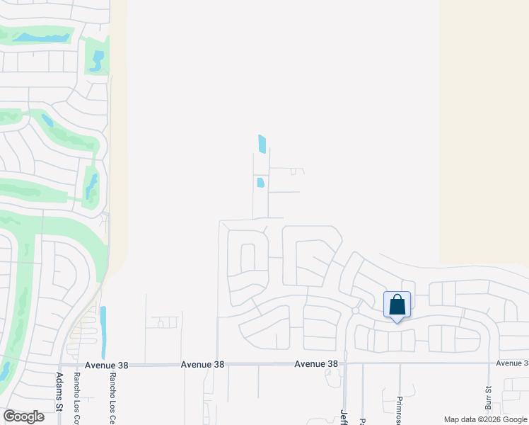 map of restaurants, bars, coffee shops, grocery stores, and more near 37055 Southham Court in Indio