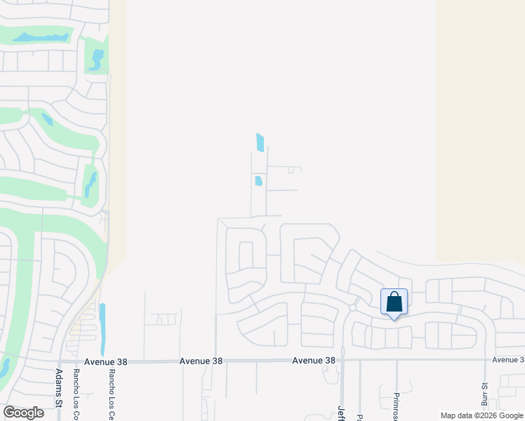 map of restaurants, bars, coffee shops, grocery stores, and more near 36990 Dune Palms Road in Indio
