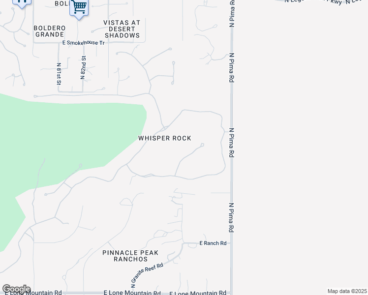 map of restaurants, bars, coffee shops, grocery stores, and more near 8614 East Artisan Pass in Scottsdale