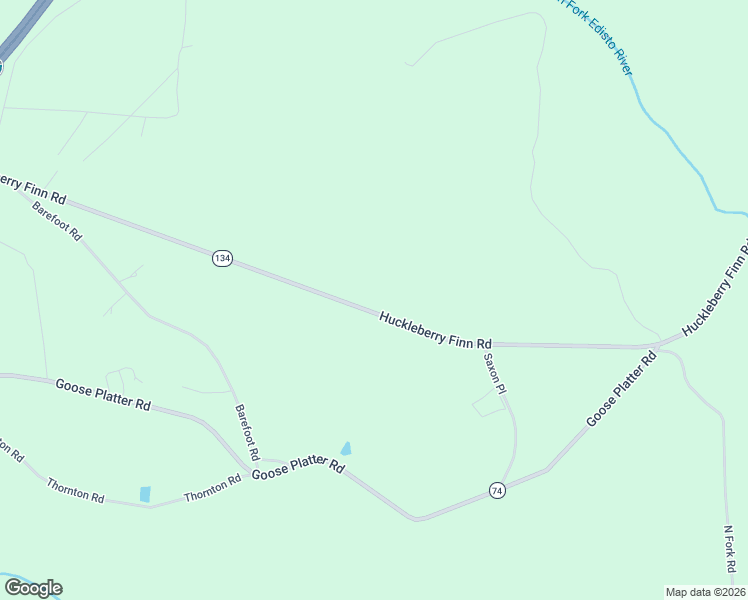 map of restaurants, bars, coffee shops, grocery stores, and more near 965 Huckleberry Finn Road in Batesburg-Leesville