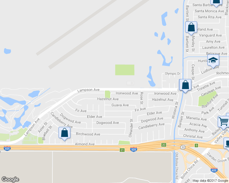 map of restaurants, bars, coffee shops, grocery stores, and more near 4533 Ironwood Avenue in Seal Beach