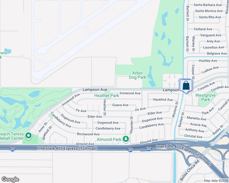 map of restaurants, bars, coffee shops, grocery stores, and more near 4533 Ironwood Avenue in Seal Beach