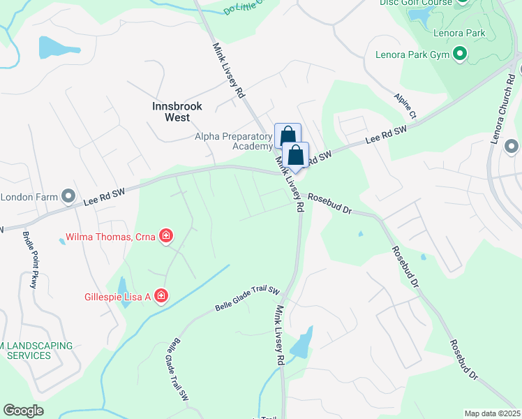 map of restaurants, bars, coffee shops, grocery stores, and more near 4371 Portsbrook Avenue in Snellville