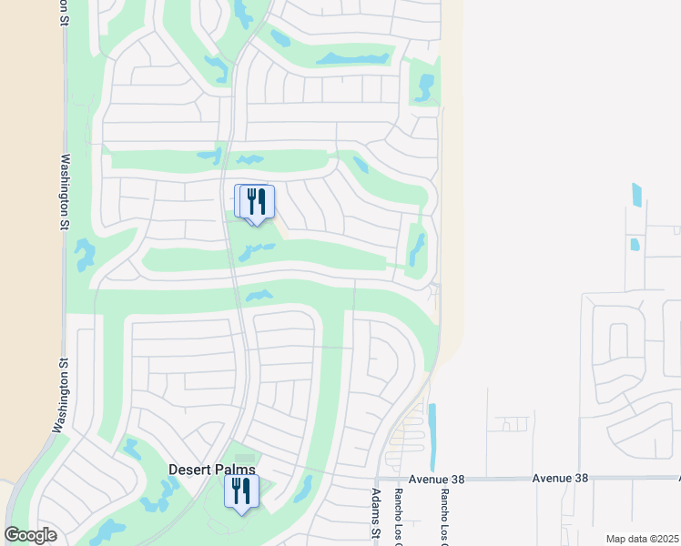 map of restaurants, bars, coffee shops, grocery stores, and more near in Palm Desert