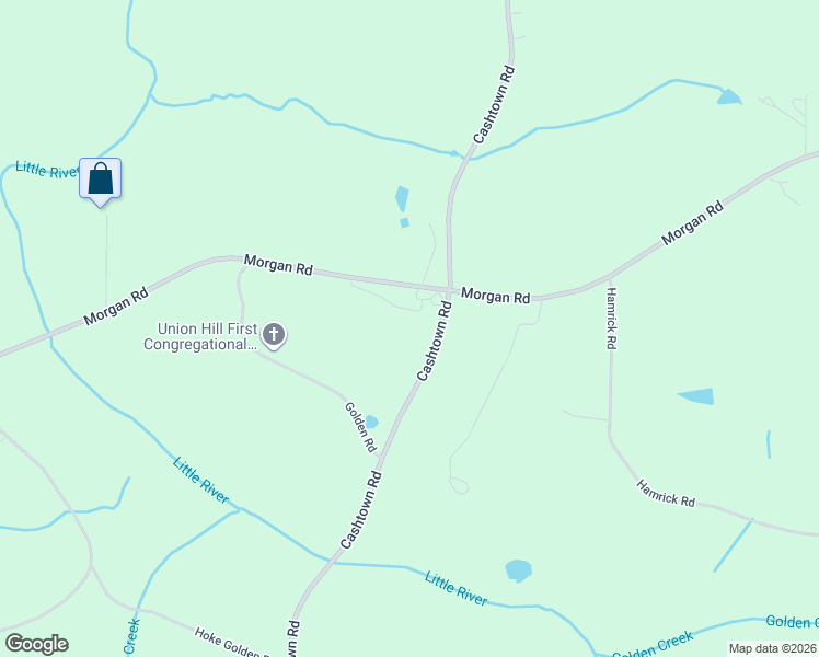 map of restaurants, bars, coffee shops, grocery stores, and more near 3450 Cashtown Road in Bremen