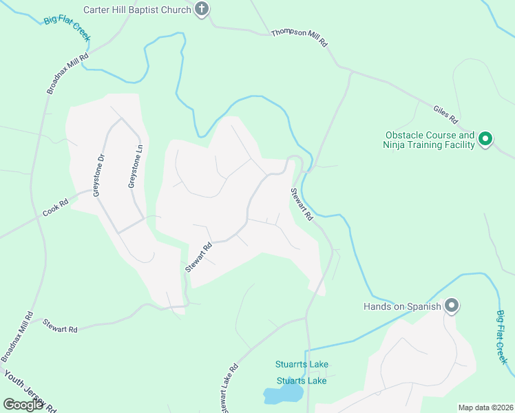 map of restaurants, bars, coffee shops, grocery stores, and more near 3170 Stewart Road in Monroe