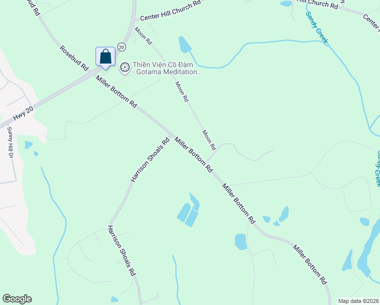 map of restaurants, bars, coffee shops, grocery stores, and more near Miller Bottom Rd in Conyers