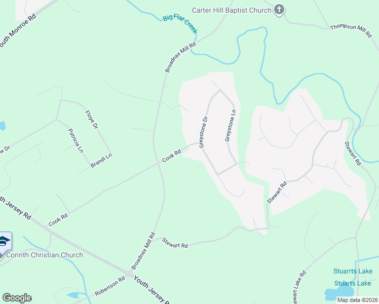 map of restaurants, bars, coffee shops, grocery stores, and more near 3373 Greystone Drive in Loganville