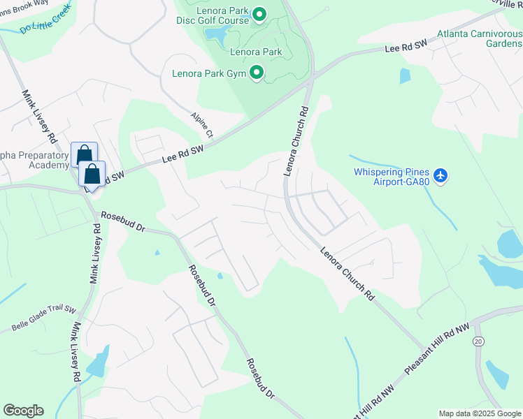 map of restaurants, bars, coffee shops, grocery stores, and more near 4569 Score Court in Snellville