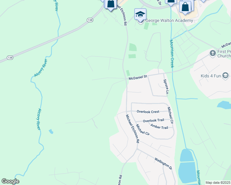 map of restaurants, bars, coffee shops, grocery stores, and more near 910 Rao Drive in Monroe