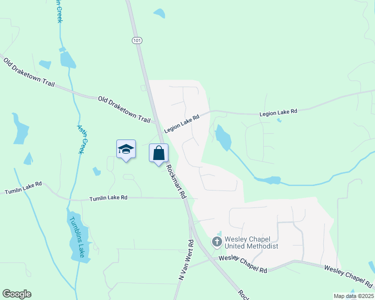 map of restaurants, bars, coffee shops, grocery stores, and more near 140 Hunter's Pointe Drive in Villa Rica