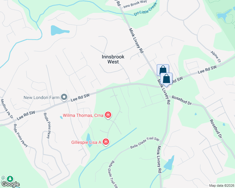 map of restaurants, bars, coffee shops, grocery stores, and more near 4410 Gin Plantation Drive in Snellville