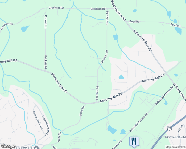 map of restaurants, bars, coffee shops, grocery stores, and more near 4771 Crinklepoint Court in Douglasville