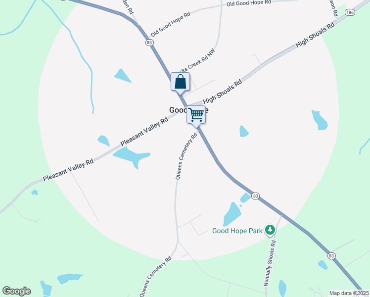 map of restaurants, bars, coffee shops, grocery stores, and more near 28 Queens Cemetery Road in Good Hope