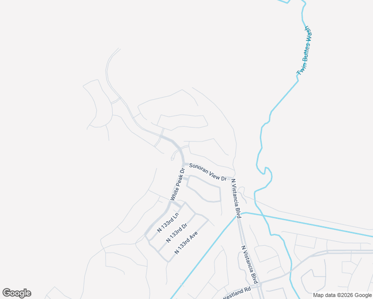 map of restaurants, bars, coffee shops, grocery stores, and more near 32954 132nd Lane in Peoria