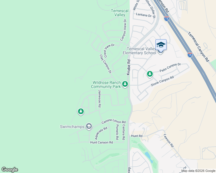 map of restaurants, bars, coffee shops, grocery stores, and more near 8834 Daffodil Drive in Corona