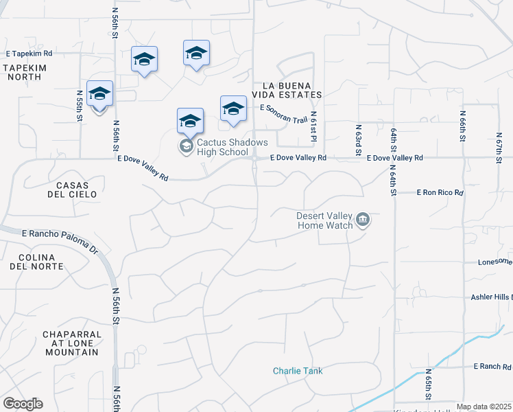map of restaurants, bars, coffee shops, grocery stores, and more near 5937 East Bramble Berry Lane in Cave Creek