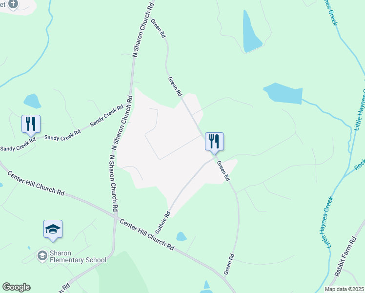 map of restaurants, bars, coffee shops, grocery stores, and more near McCullers Lane in Walton County