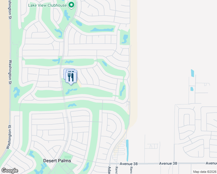 map of restaurants, bars, coffee shops, grocery stores, and more near 78668 Kentia Palm Drive in Palm Desert