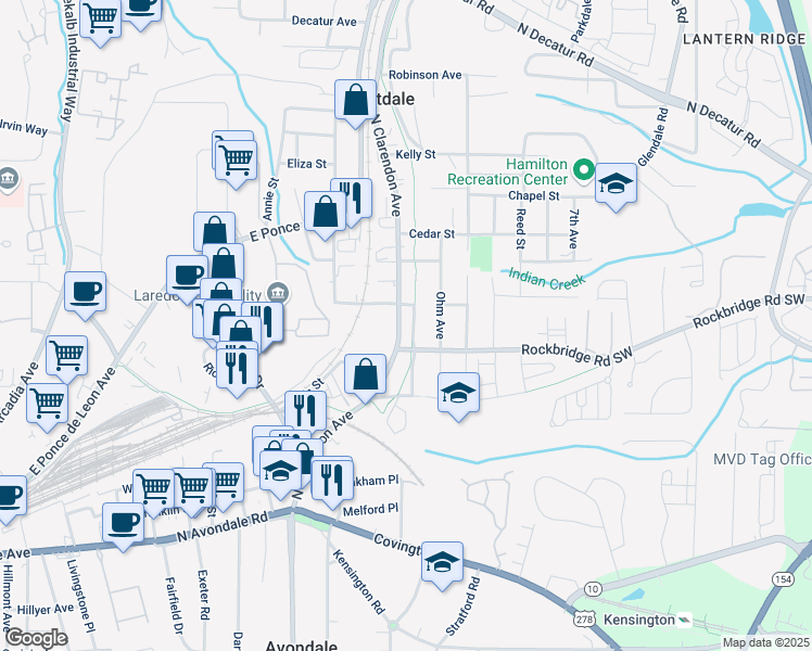 map of restaurants, bars, coffee shops, grocery stores, and more near 272 1st Avenue in Scottdale