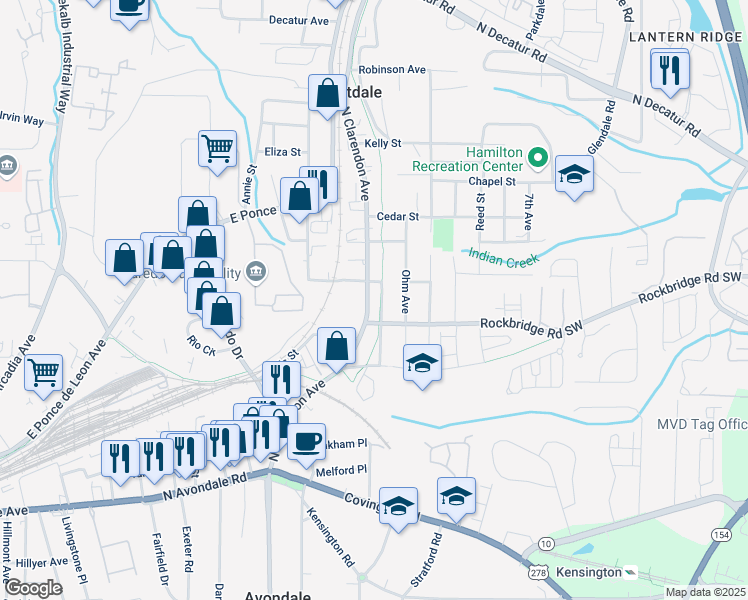 map of restaurants, bars, coffee shops, grocery stores, and more near 272 1st Avenue in Scottdale