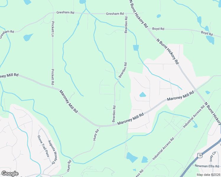 map of restaurants, bars, coffee shops, grocery stores, and more near 877 Derden Court in Douglasville