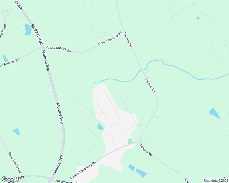 map of restaurants, bars, coffee shops, grocery stores, and more near 744 Brookshire Court in Monroe