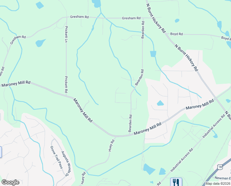 map of restaurants, bars, coffee shops, grocery stores, and more near 4862 Crinklepoint Court in Douglasville