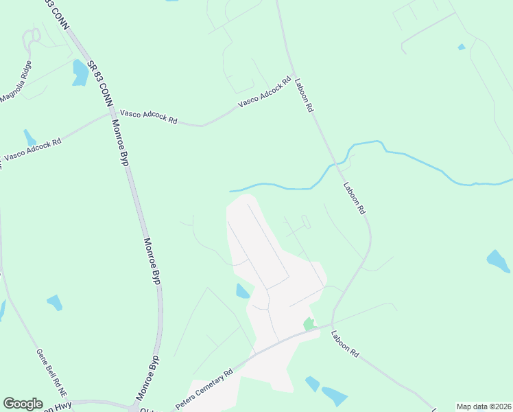 map of restaurants, bars, coffee shops, grocery stores, and more near 744 Brookshire Court in Monroe