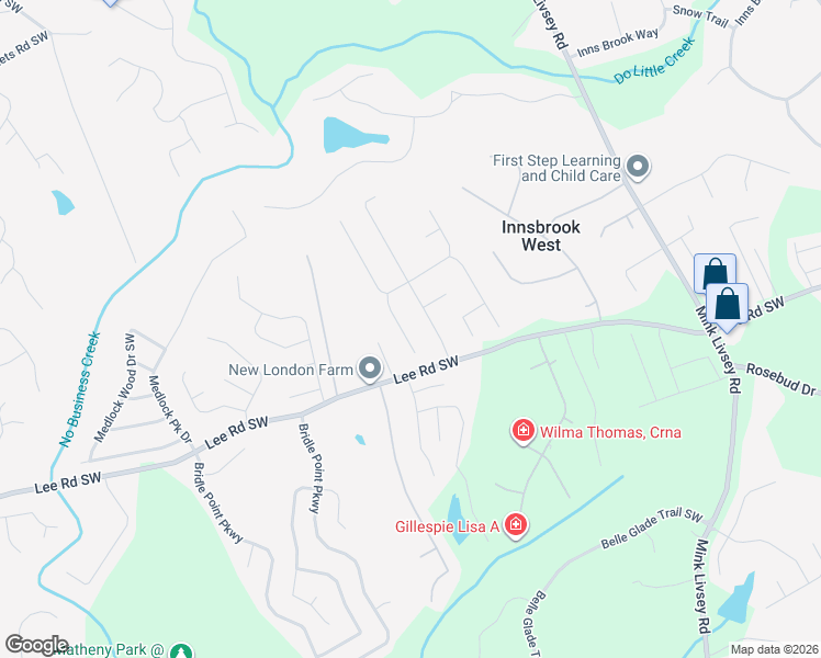 map of restaurants, bars, coffee shops, grocery stores, and more near 4354 Talmadge Trace Southwest in Snellville