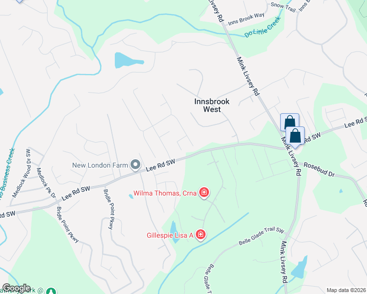 map of restaurants, bars, coffee shops, grocery stores, and more near 3854 Wheaton Court in Snellville