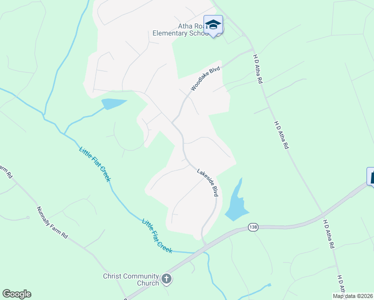 map of restaurants, bars, coffee shops, grocery stores, and more near 4110 Lakeside Boulevard in Monroe