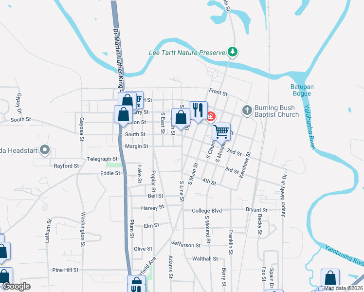 map of restaurants, bars, coffee shops, grocery stores, and more near 1 Margin Street in Grenada