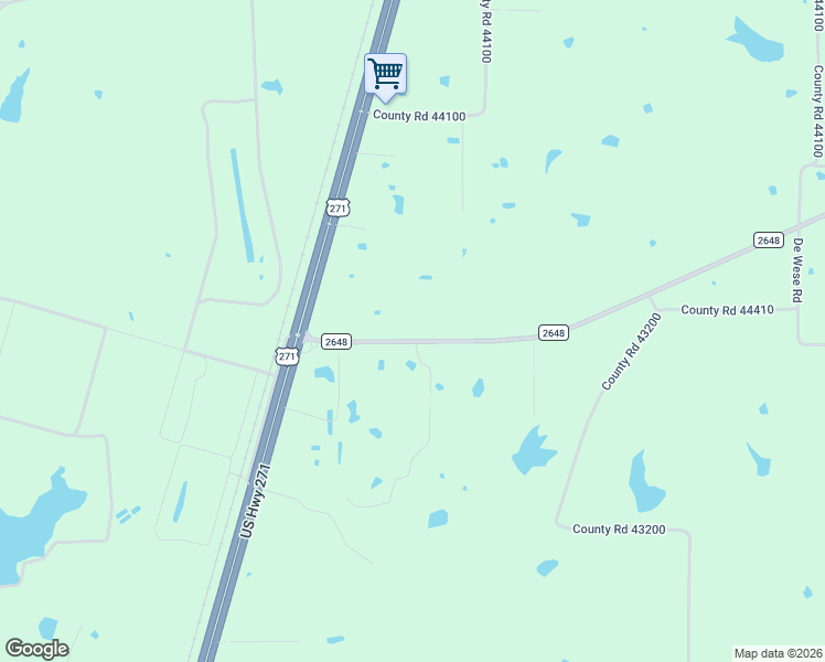 map of restaurants, bars, coffee shops, grocery stores, and more near 137 Farm to Market Road 2648 in Powderly